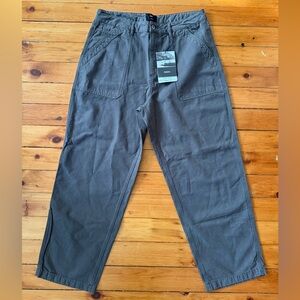 Finisterre Men’s Basset Trouser - Raven Size 36 NWT 100% Organic Cotton